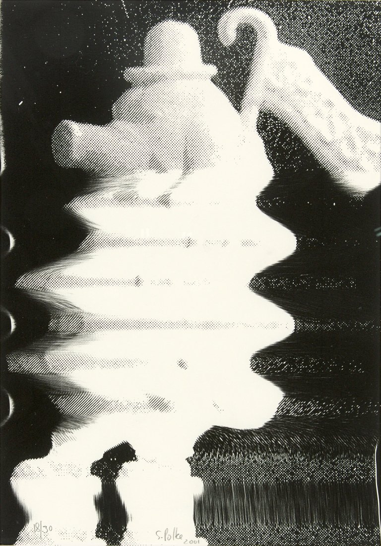 Auf diesem Bild ist das folgende Kunstwerk zu sehen:  Mappenwerk. Kunstzentrum Köln. Ein exemplarischer Streifzug. 2001.