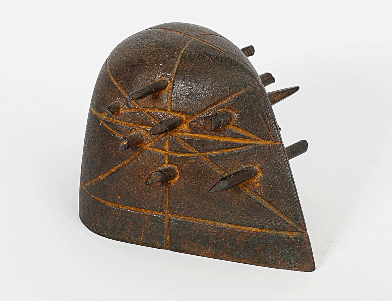 This picture shows the following artwork: Rainer Kriester. „Nagelkopf II“. 1994.