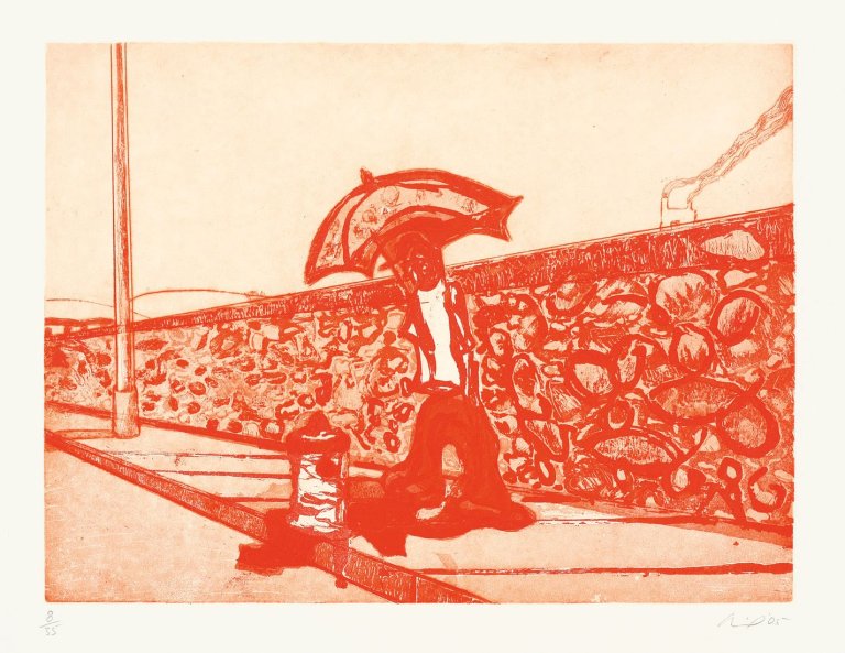 Auf diesem Bild ist das folgende Kunstwerk zu sehen: Peter Doig. „Lapeyrouse Wall“. 2005.