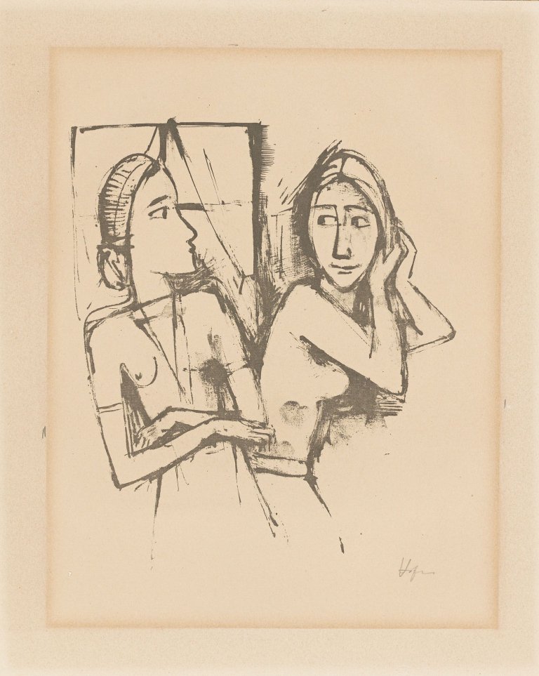 Auf diesem Bild ist das folgende Kunstwerk zu sehen: Karl Hofer. Aus: „Zenana“. 1923.