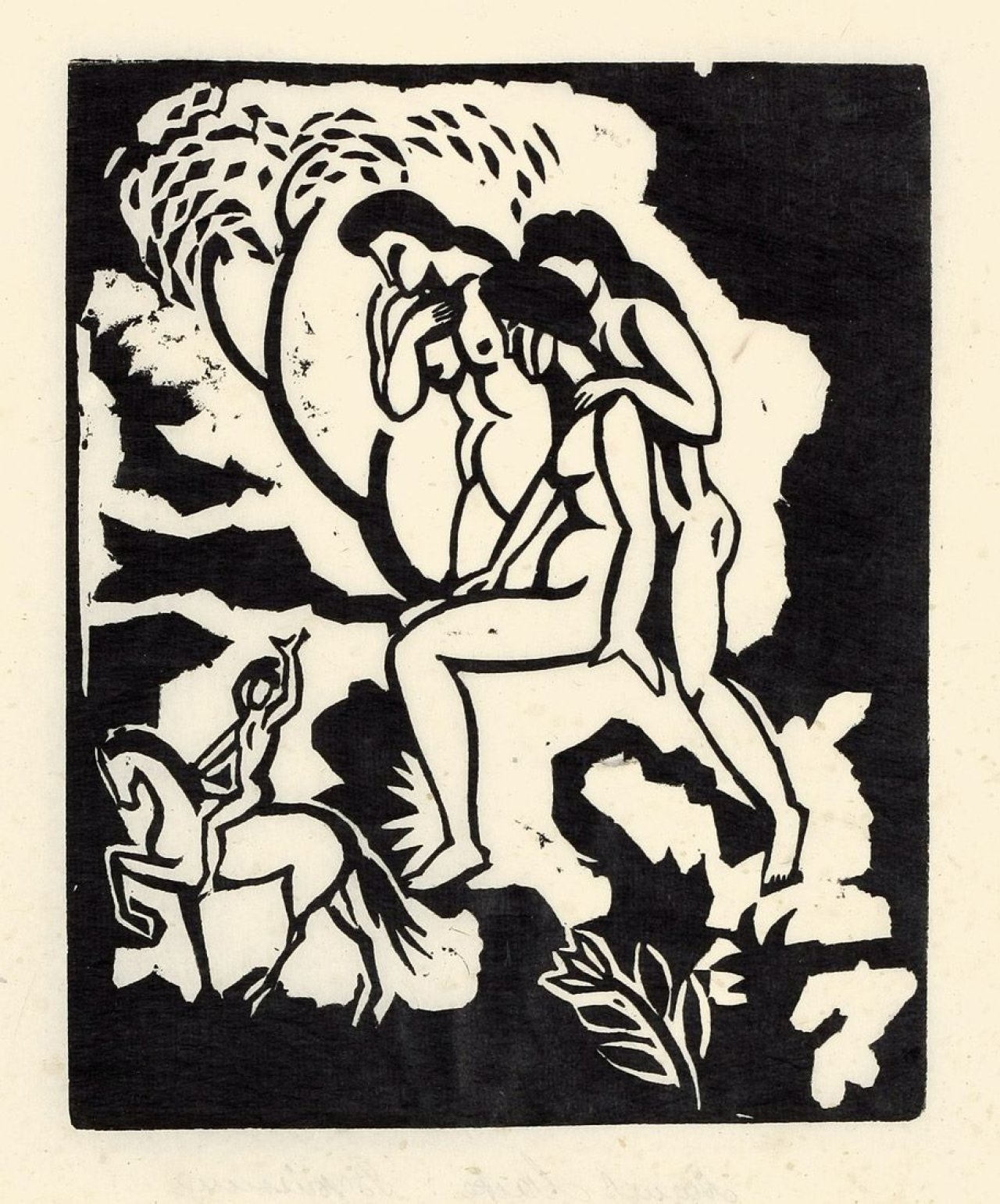 Auf diesem Bild ist das folgende Kunstwerk zu sehen: August Macke. „Begrüßung“. 1912.