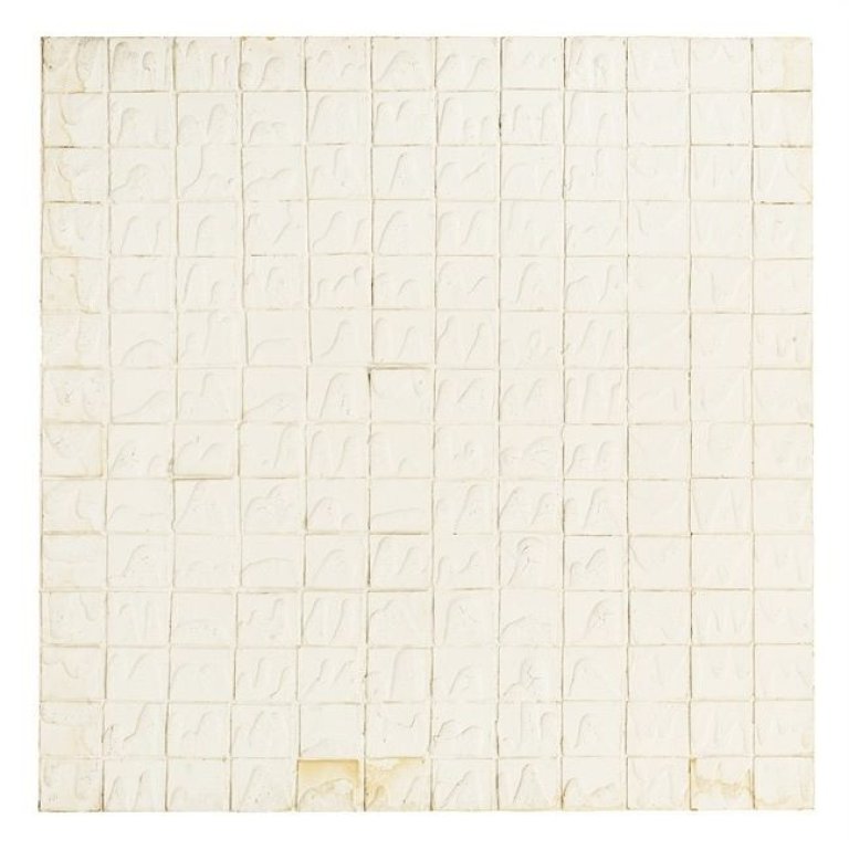 Auf diesem Bild ist das folgende Kunstwerk zu sehen: Herbert Zangs. Ohne Titel. 1955.