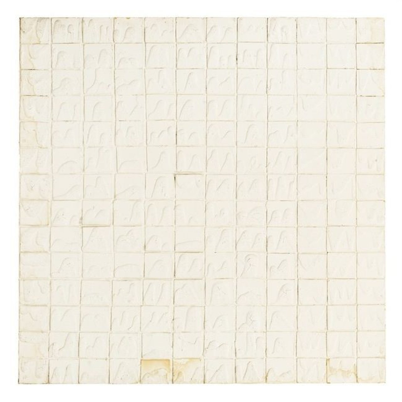 Auf diesem Bild ist das folgende Kunstwerk zu sehen: Herbert Zangs. Ohne Titel. 1955.