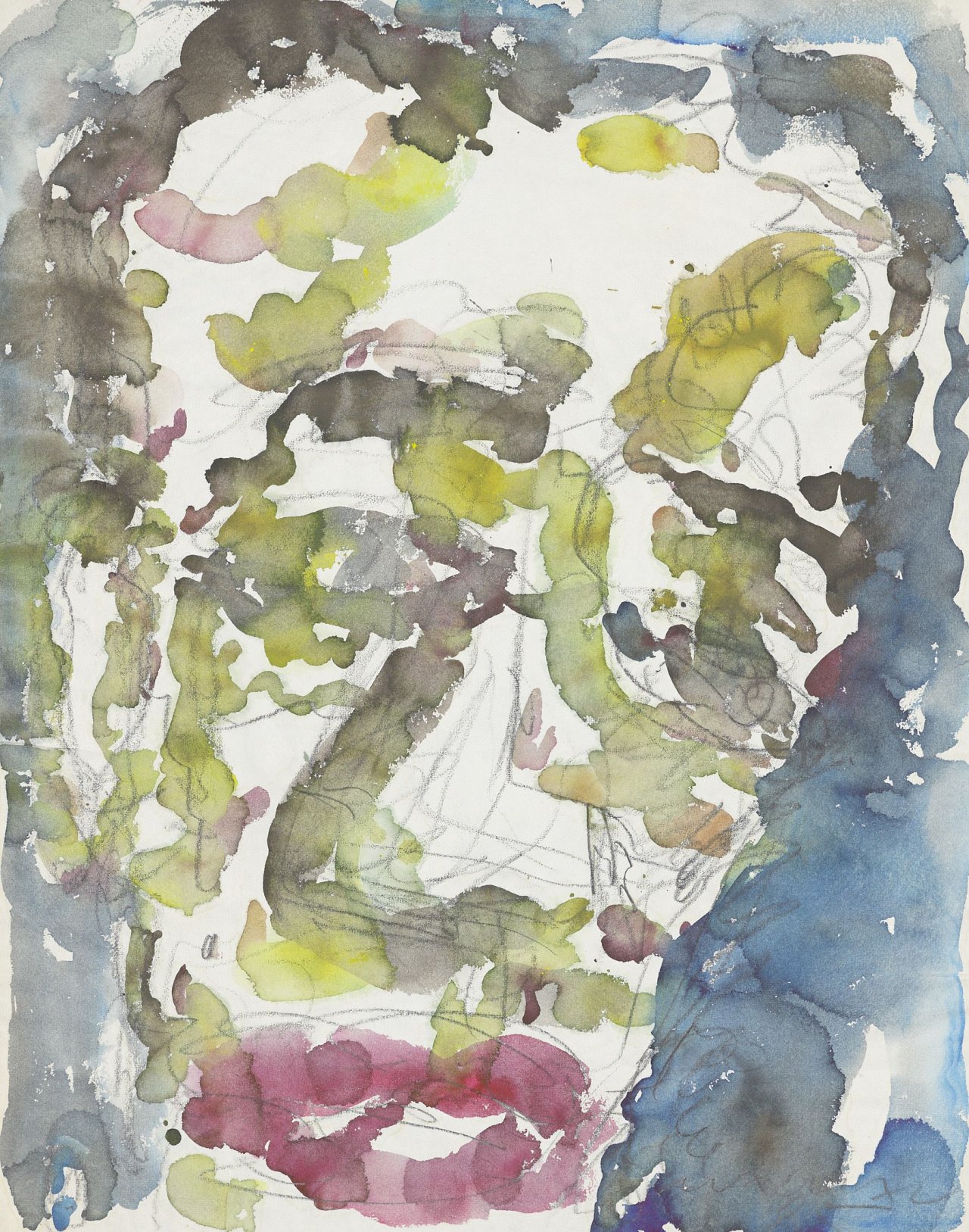 Auf diesem Bild ist das folgende Kunstwerk zu sehen:  Marwan. Kopf. 1985.