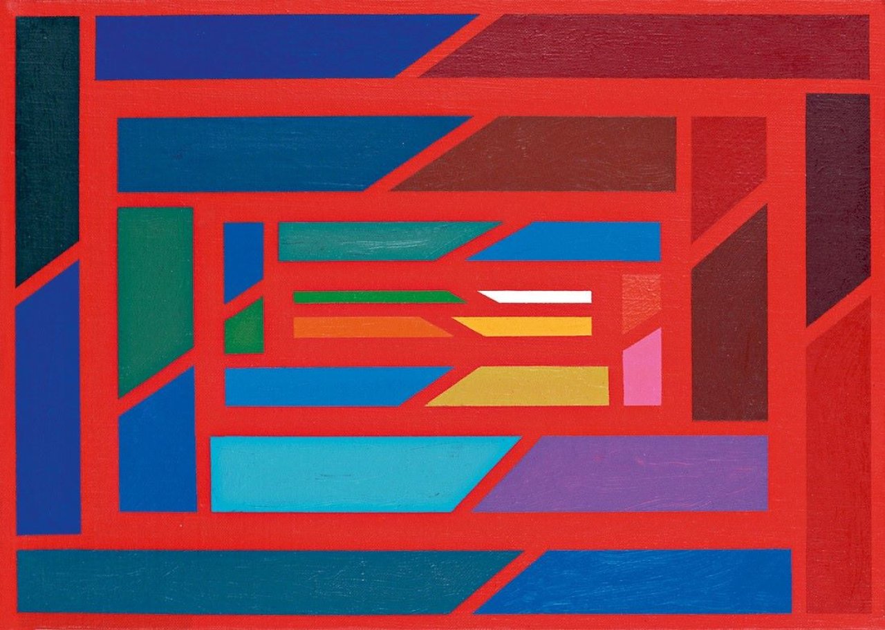 Auf diesem Bild ist das folgende Kunstwerk zu sehen: Piero Dorazio. „Halaf“. 1996.