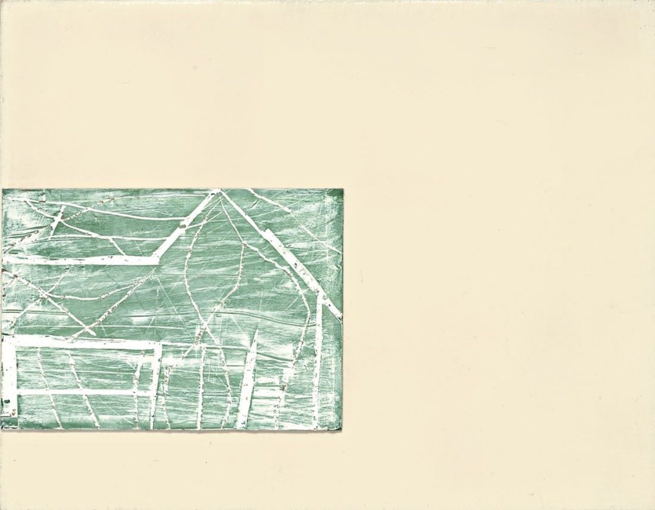 Auf diesem Bild ist das folgende Kunstwerk zu sehen: Olav Christopher Jenssen. „Donation (Territorium)“. 1995.