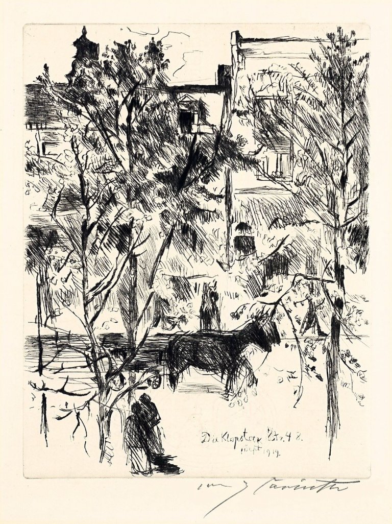 This picture shows the following artwork: Lovis Corinth. „Klopstockstraße 48“. 1919.