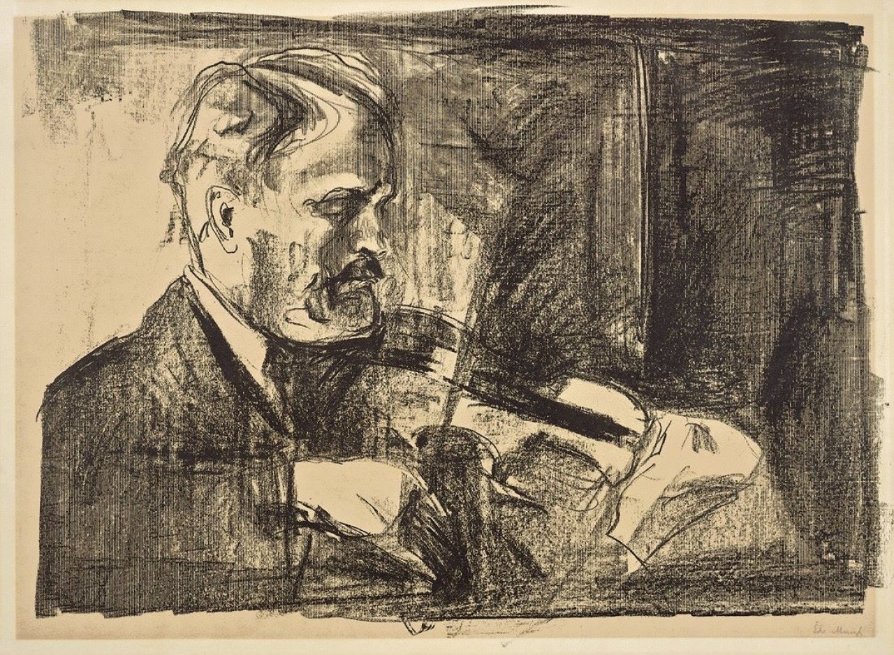 This picture shows the following artwork: Edvard Munch. „Arve Arvesen I“. 1920.