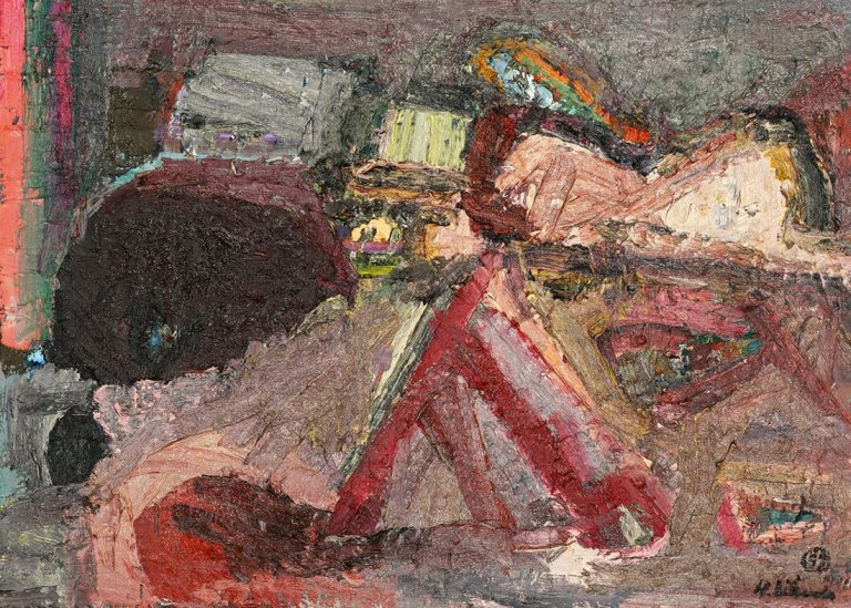 Auf diesem Bild ist das folgende Kunstwerk zu sehen: Walter Libuda. „Wiederläufer“. 1999.