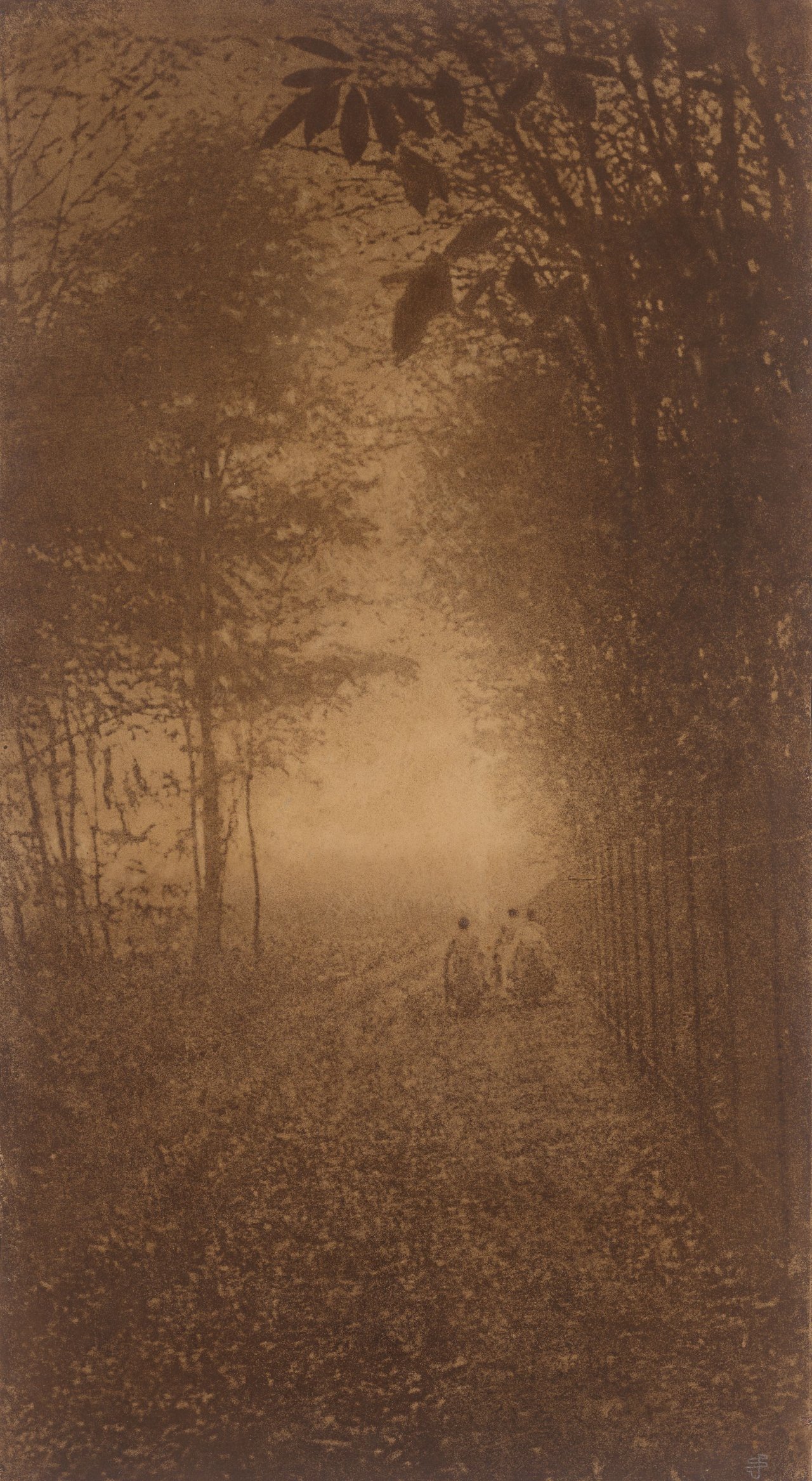 Auf diesem Bild ist das folgende Kunstwerk zu sehen:  Unbekannter Photograph. Herbststimmung. Um 1900/1910.