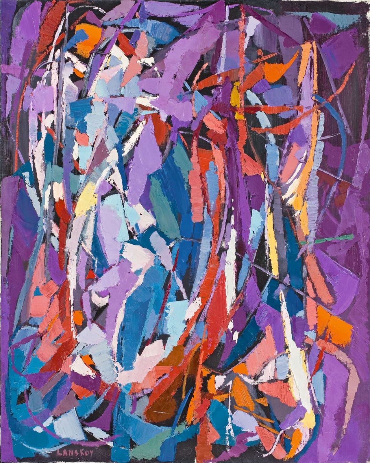 Auf diesem Bild ist das folgende Kunstwerk zu sehen: André Lanskoy. „Le glaive du juste“. 1963.