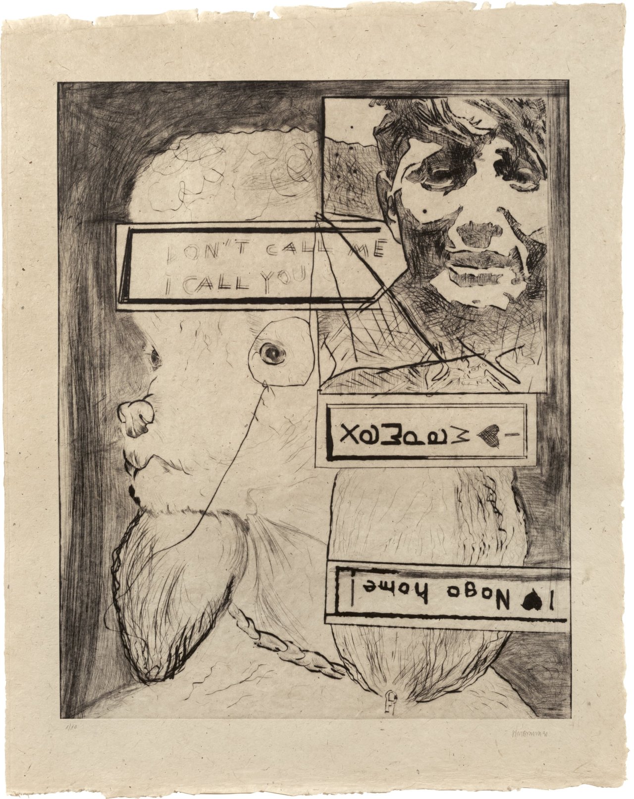 Auf diesem Bild ist das folgende Kunstwerk zu sehen: Martin Kippenberger. Untitled I, II, III, IV, V. 1991.