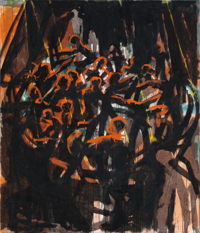 Auf diesem Bild ist das folgende Kunstwerk zu sehen: Norbert Schwontkowski. Ohne Titel. 1981.