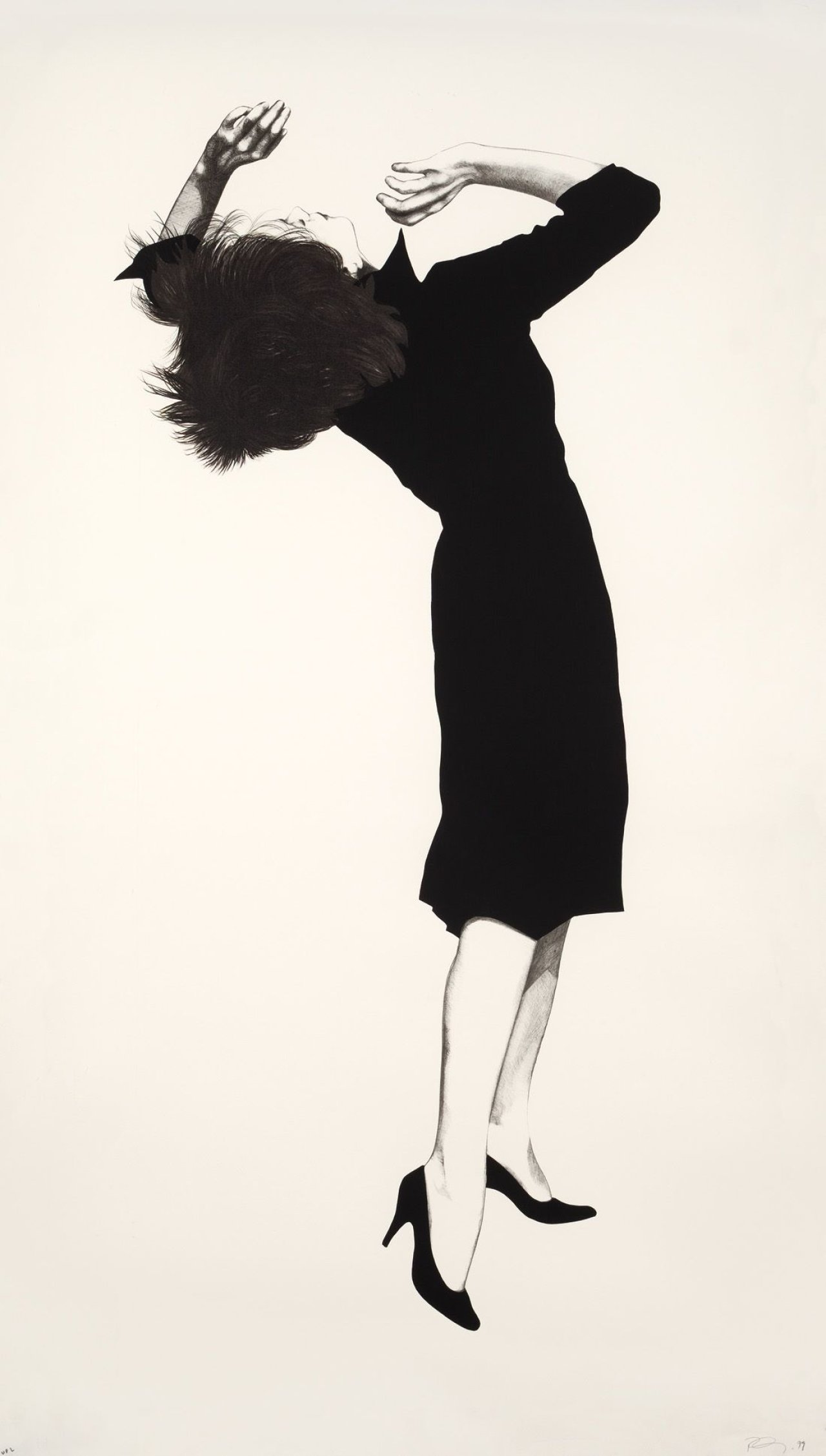 Auf diesem Bild ist das folgende Kunstwerk zu sehen: Robert Longo. „Ellen“. 1999.