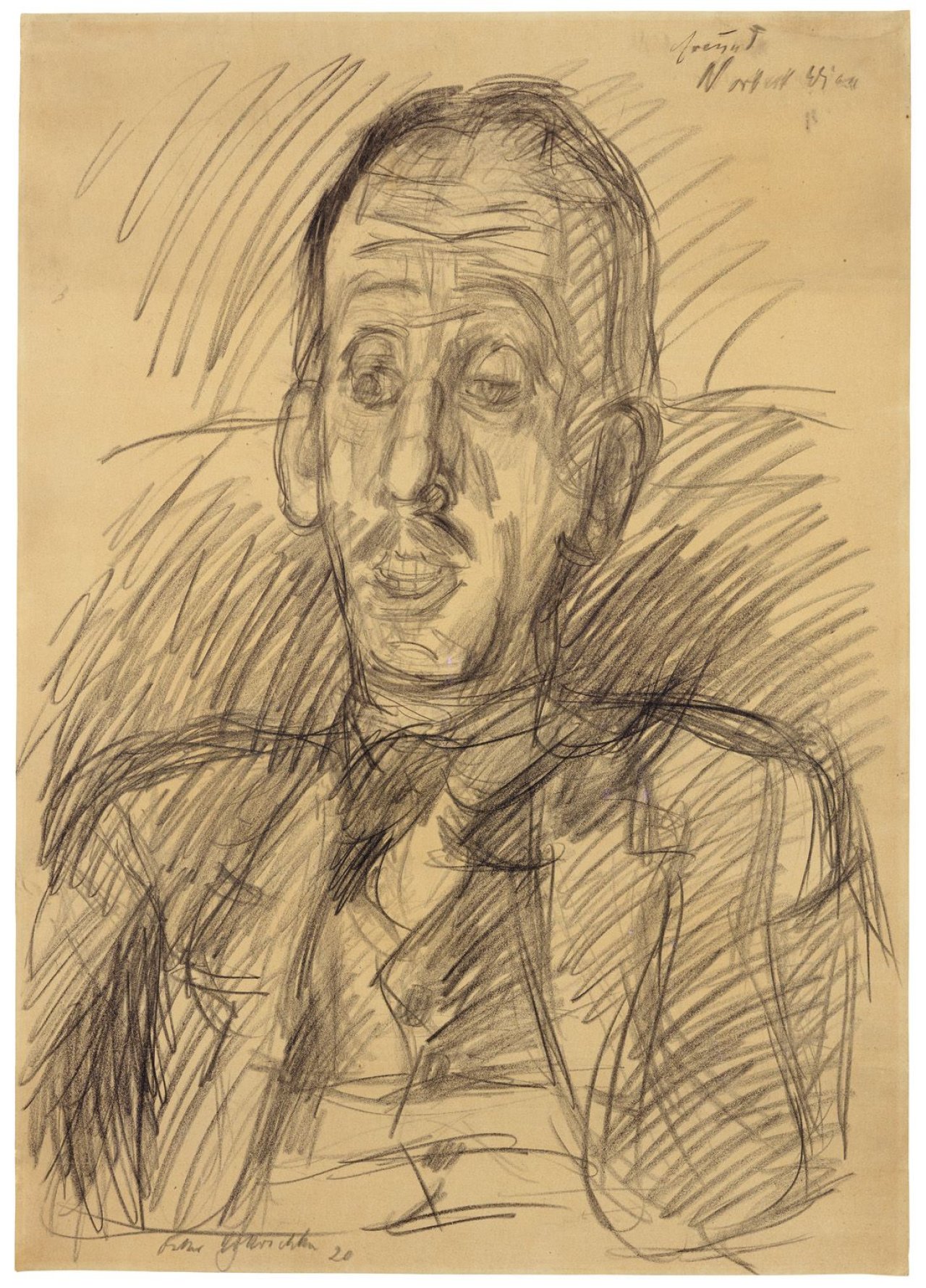 Auf diesem Bild ist das folgende Kunstwerk zu sehen: Oskar Kokoschka. „Norbert Wien“. 1920.