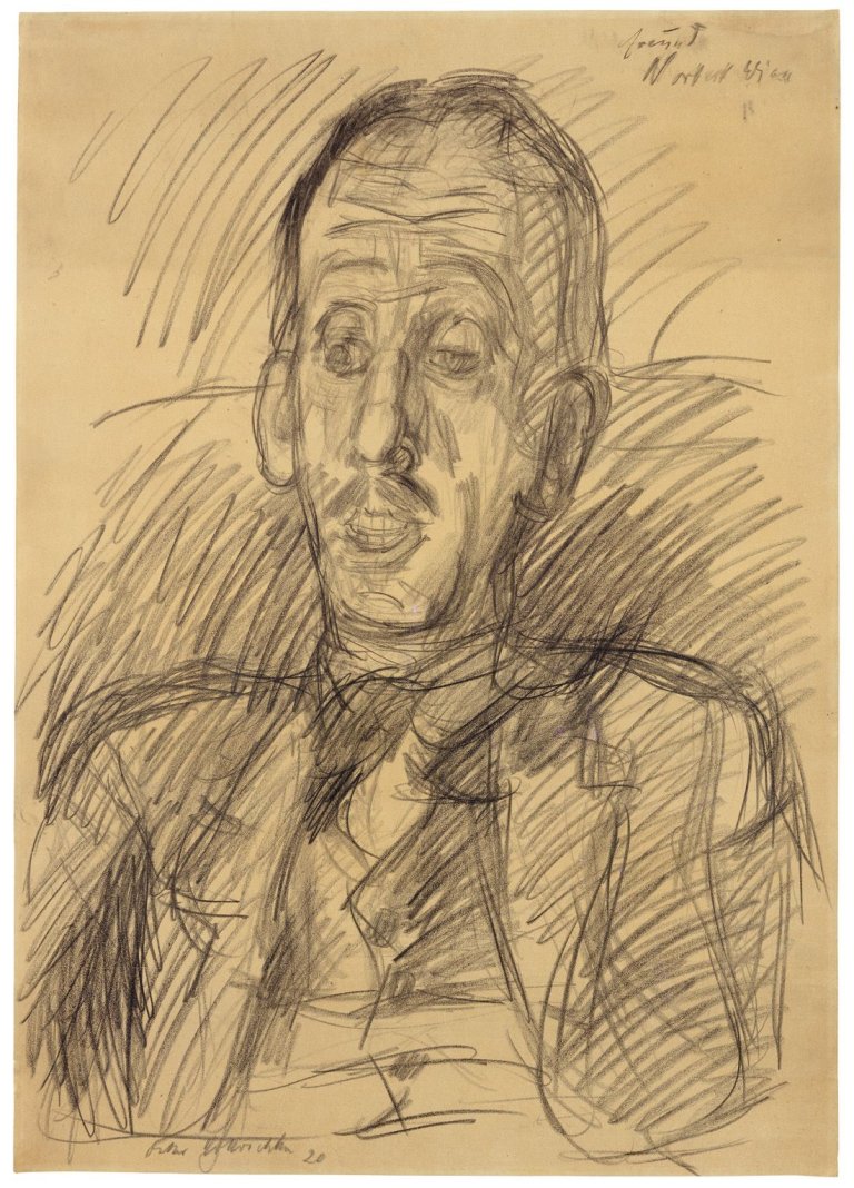 Auf diesem Bild ist das folgende Kunstwerk zu sehen: Oskar Kokoschka. „Norbert Wien“. 1920.