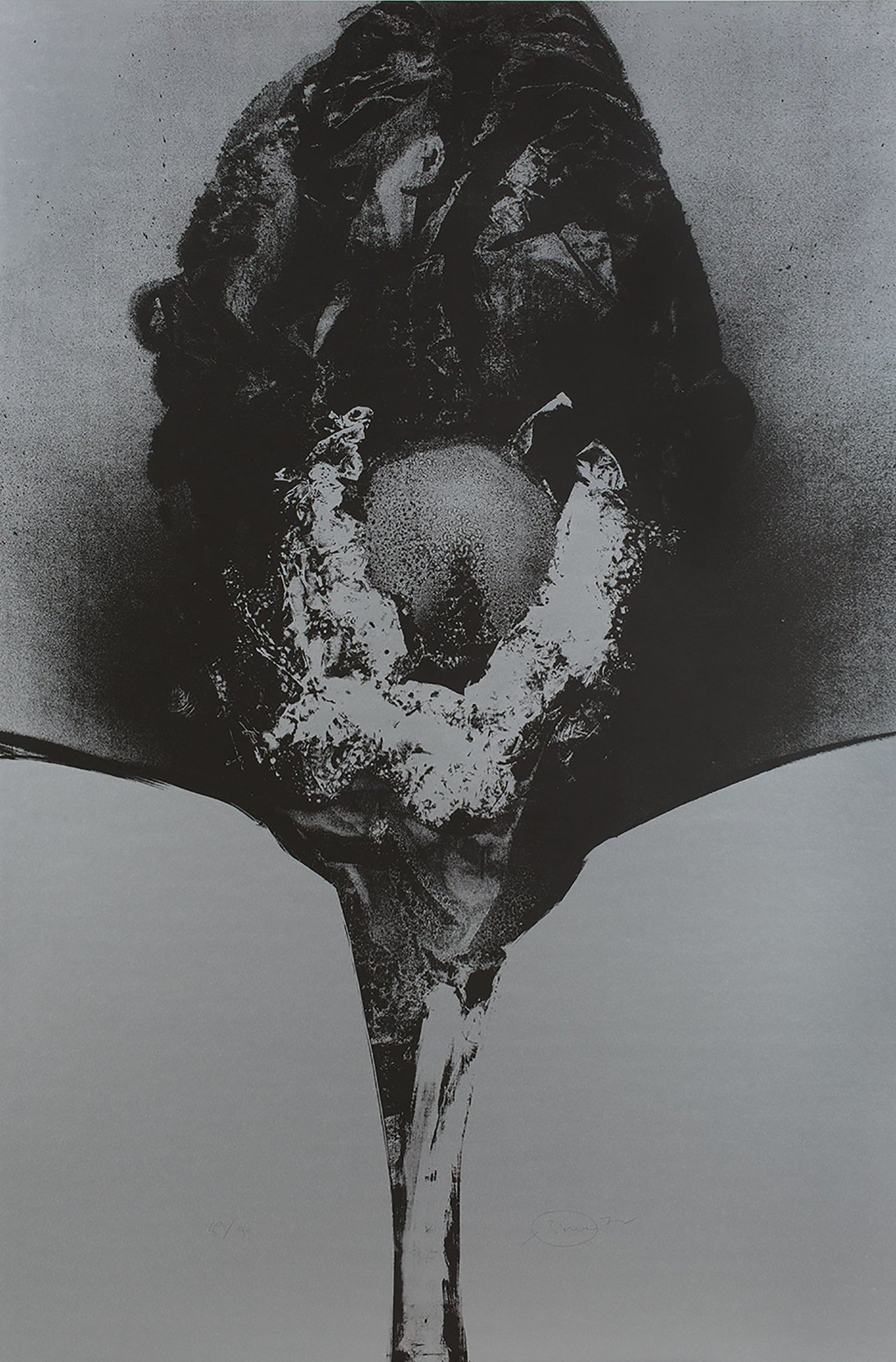 This picture shows the following artwork: Otto Piene. From: „Addis Abeba“. 1972.