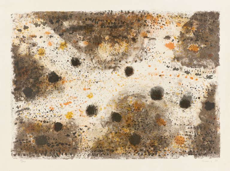 Auf diesem Bild ist das folgende Kunstwerk zu sehen: Zoran (Antonio) Music. „Motif dalmate“. 1959.