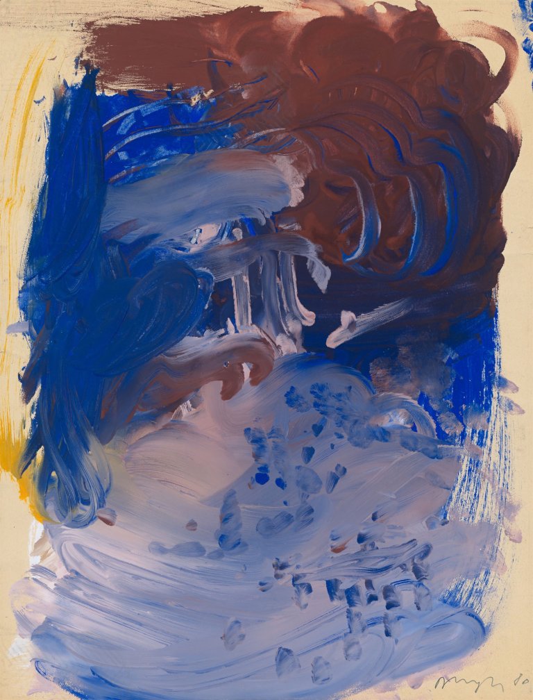 Auf diesem Bild ist das folgende Kunstwerk zu sehen: Siegfried Anzinger. Ohne Titel. 1980.
