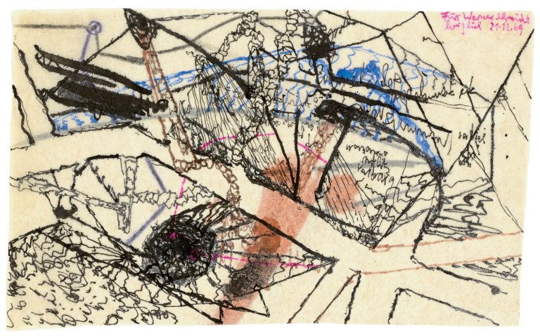 Auf diesem Bild ist das folgende Kunstwerk zu sehen: Carlfriedrich Claus. „Ohne Titel“. 1969.