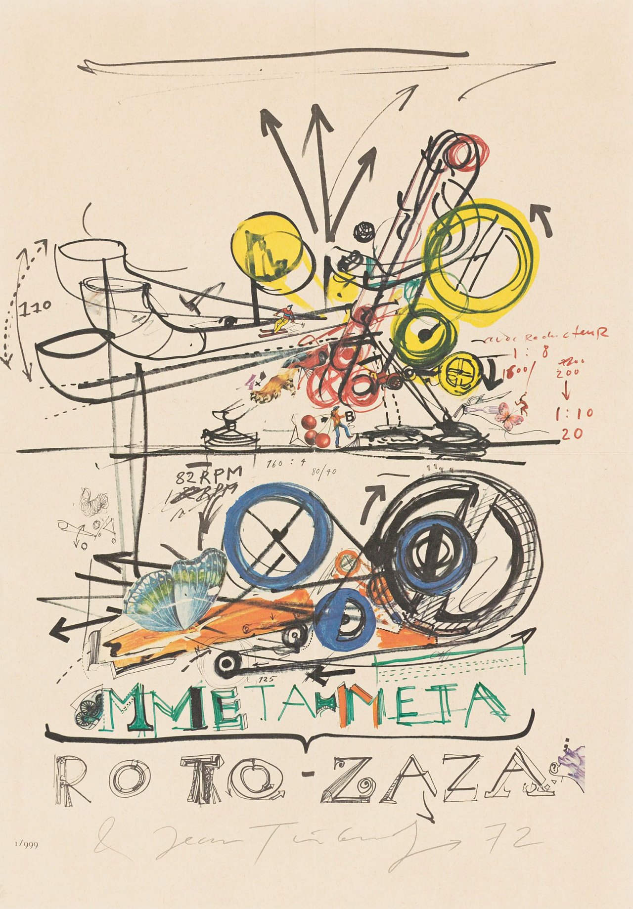 Auf diesem Bild ist das folgende Kunstwerk zu sehen: Jean Tinguely. „Meta Meta Roto Zaza“. 1972.