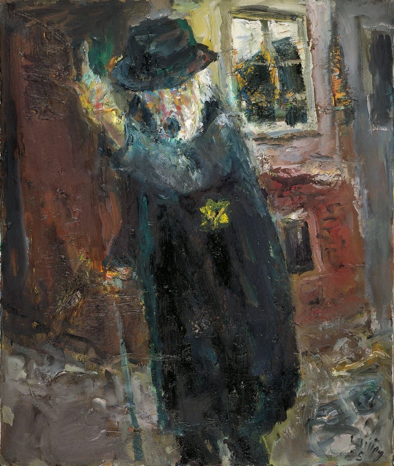 This picture shows the following artwork: Bernhard Heisig. „Gott sieht zu ...“. 1995.