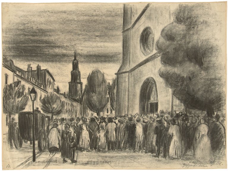 Auf diesem Bild ist das folgende Kunstwerk zu sehen: Werner Heldt. „Hochzeit in Berlin“. 1929.