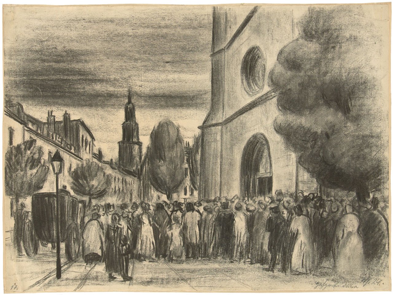 Auf diesem Bild ist das folgende Kunstwerk zu sehen: Werner Heldt. „Hochzeit in Berlin“. 1929.