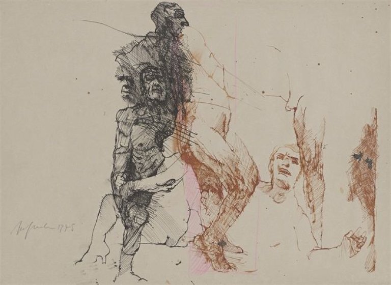Auf diesem Bild ist das folgende Kunstwerk zu sehen: Alfred Hrdlicka. Figuren.