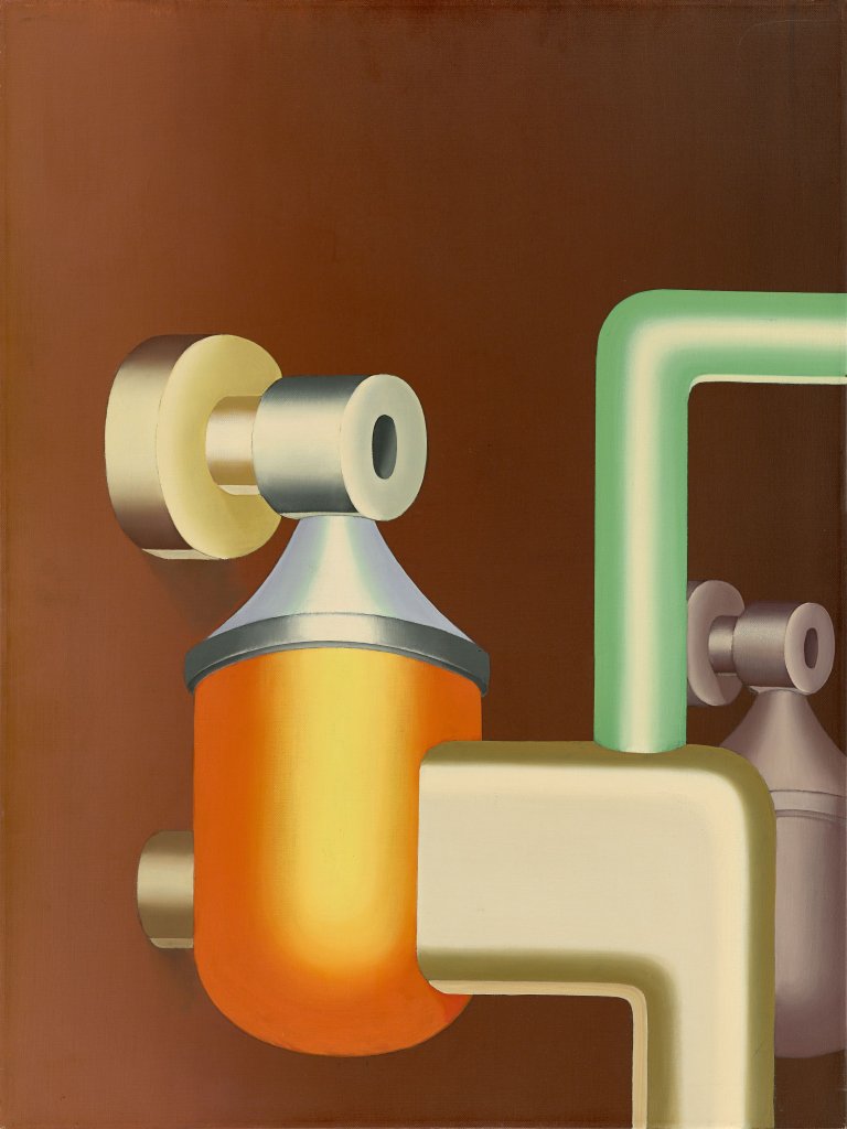 This picture shows the following artwork: Konrad Klapheck. Die Ammen. 1963.