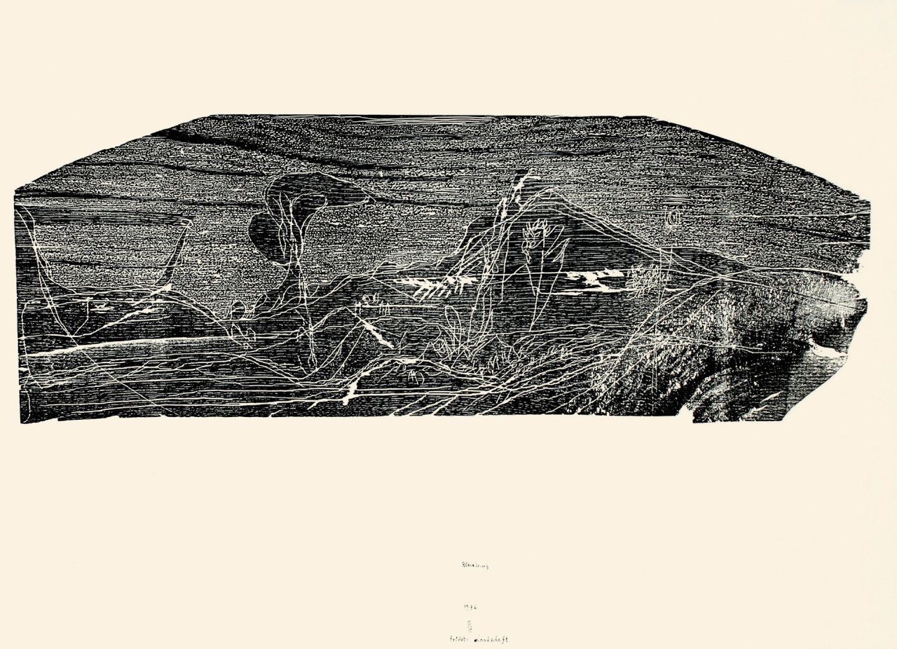 This picture shows the following artwork: Gerhard Altenbourg. „Erlöste Landschaft“. 1976.