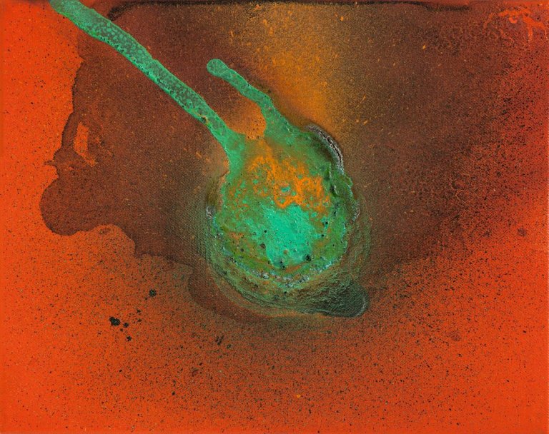 Auf diesem Bild ist das folgende Kunstwerk zu sehen: Otto Piene. „Arrow“. 2002.