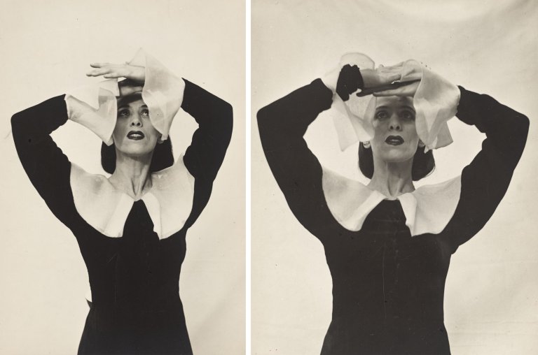 Auf diesem Bild ist das folgende Kunstwerk zu sehen: Barbara Morgan (d.i. Barbara Brooks Johnson). Martha Graham. 1938/39.