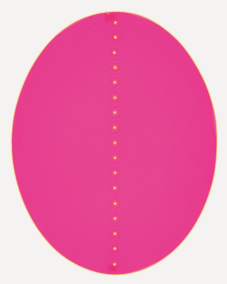 Auf diesem Bild ist das folgende Kunstwerk zu sehen: Lucio Fontana. Aus: „Portrait d'Antonin Artaud“. 1968.