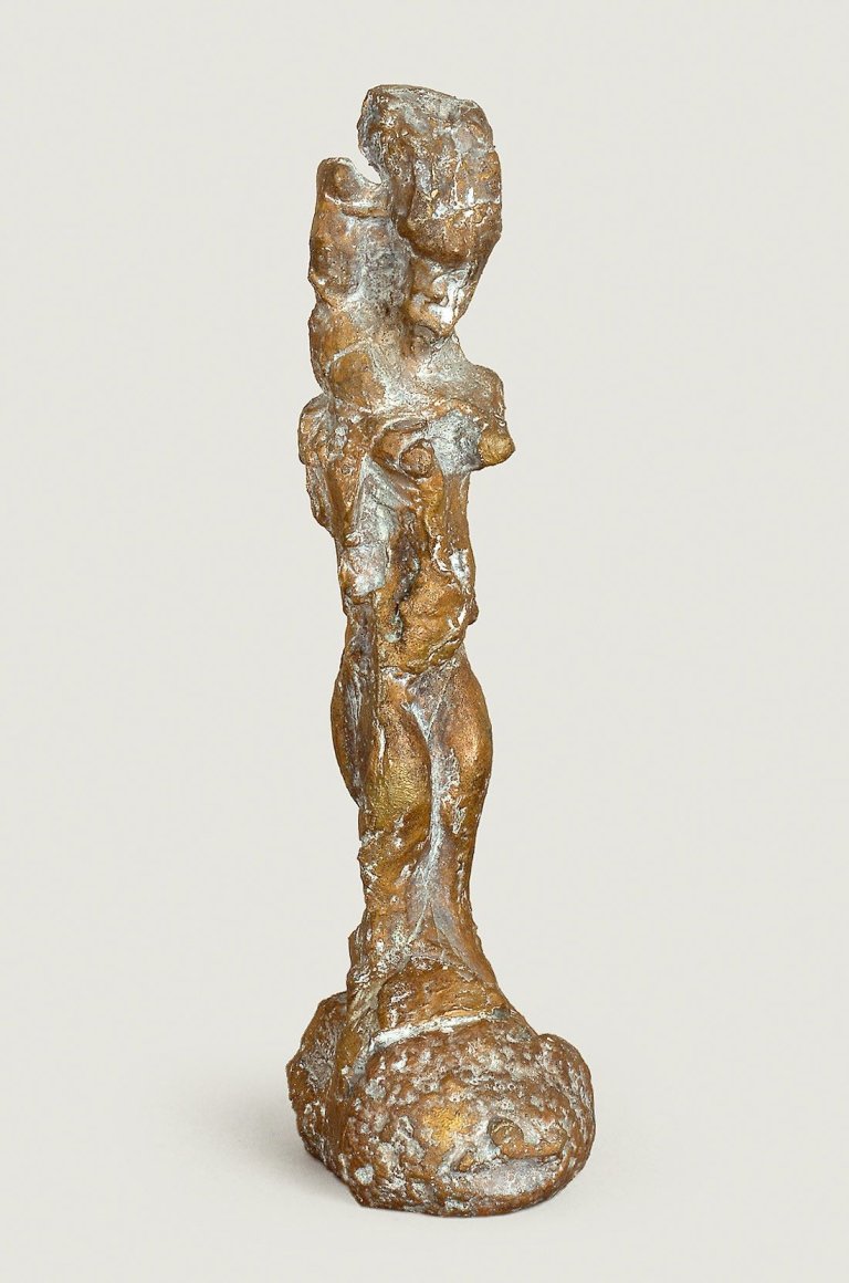 Auf diesem Bild ist das folgende Kunstwerk zu sehen: Rolf Szymanski. „Kleine Figur Nr. XIII: Wedding“. 1986.