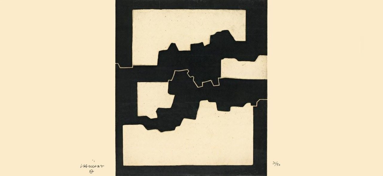 This picture shows the following artwork: Eduardo Chillida. „Elkar IV“. 1969.