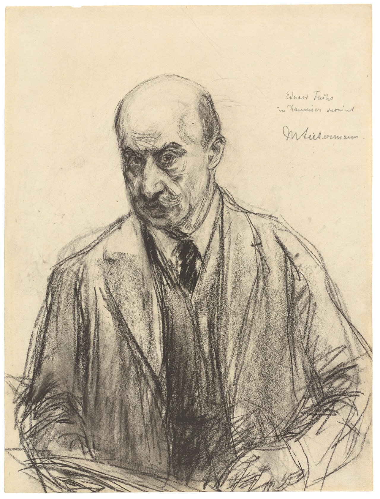 This picture shows the following artwork: Max Liebermann. Selbstporträt. 1912.