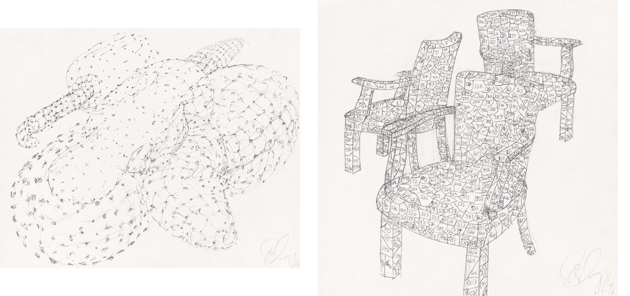 Auf diesem Bild ist das folgende Kunstwerk zu sehen: Tony Cragg. Ohne Titel. 1996.
