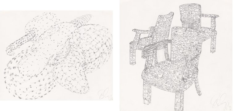 Auf diesem Bild ist das folgende Kunstwerk zu sehen: Tony Cragg. Ohne Titel. 1996.