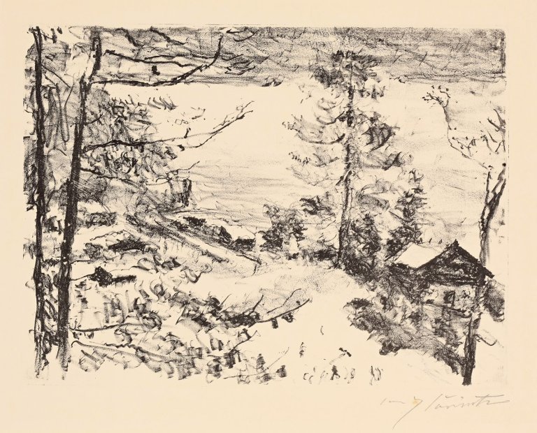 This picture shows the following artwork: Lovis Corinth. „See-ufer“. 1922.