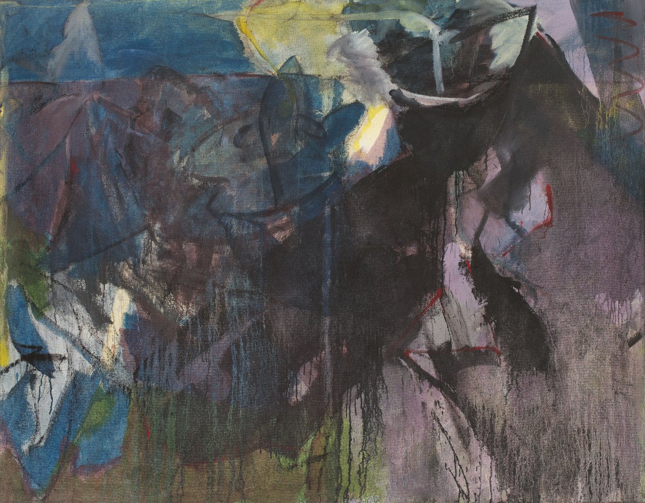 Auf diesem Bild ist das folgende Kunstwerk zu sehen: Bernd Koberling. „Naturstrom“. 1979.