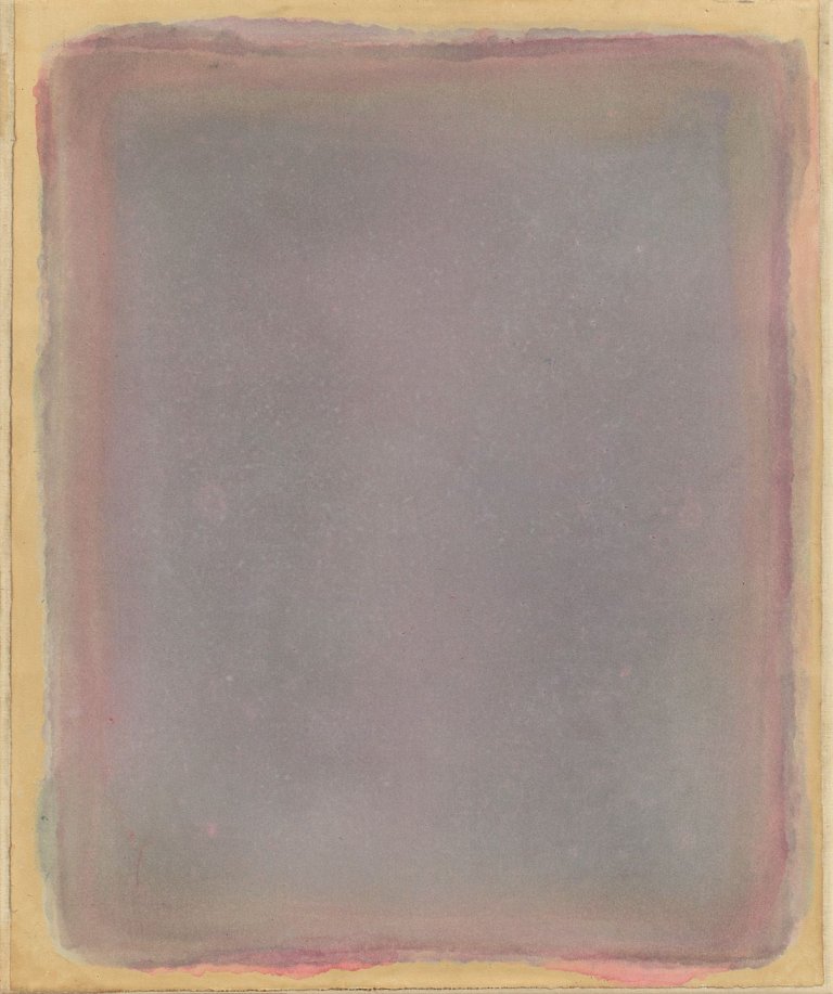 Auf diesem Bild ist das folgende Kunstwerk zu sehen: Gotthard Graubner. Ohne Titel. 1963.
