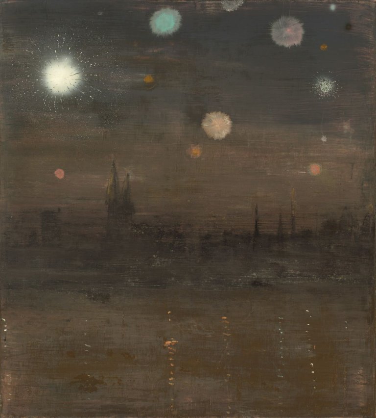 Auf diesem Bild ist das folgende Kunstwerk zu sehen: Norbert Schwontkowski. „Der Abend des letzten Tages“. 2004.