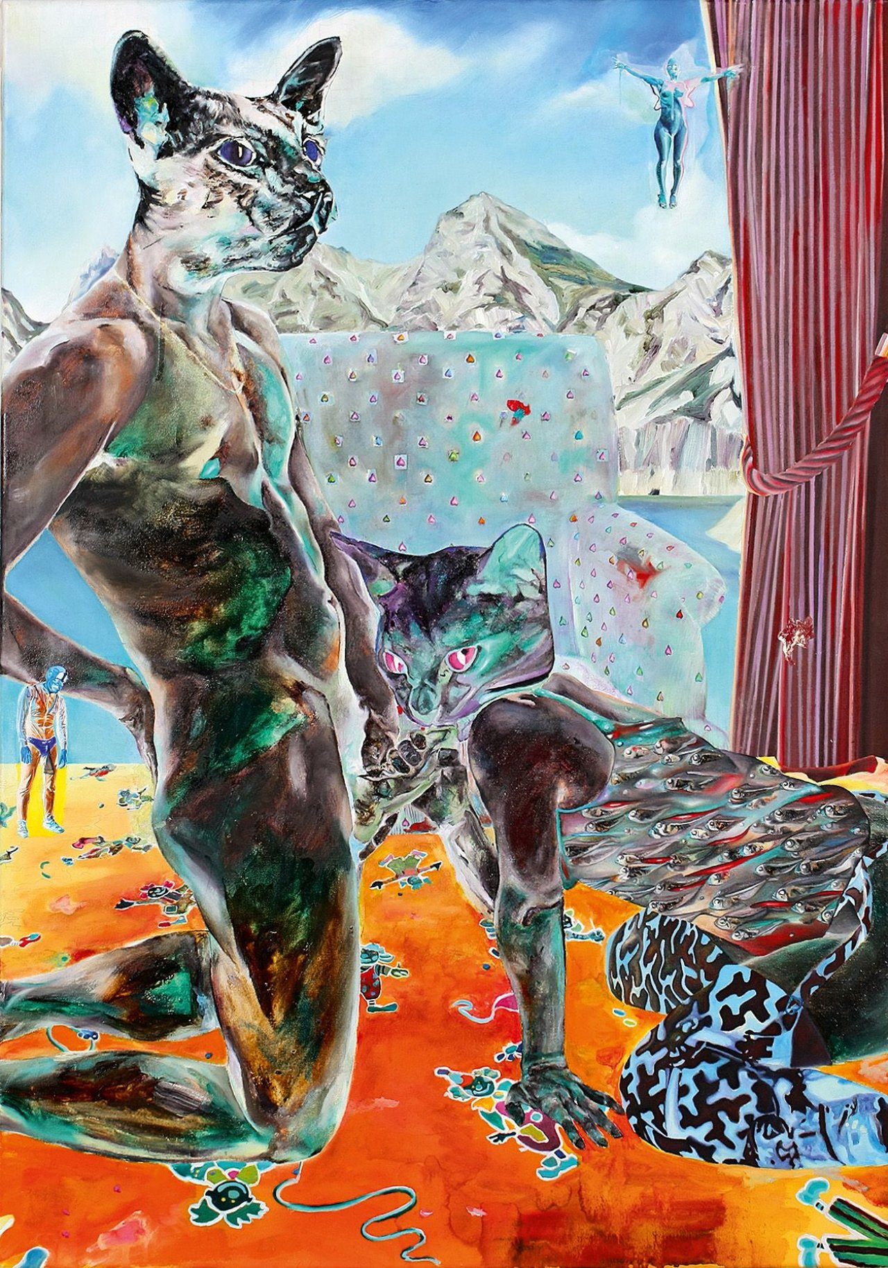 Auf diesem Bild ist das folgende Kunstwerk zu sehen:  Artists Anonymous (Berlin/London). „Aristocats“. 2005.