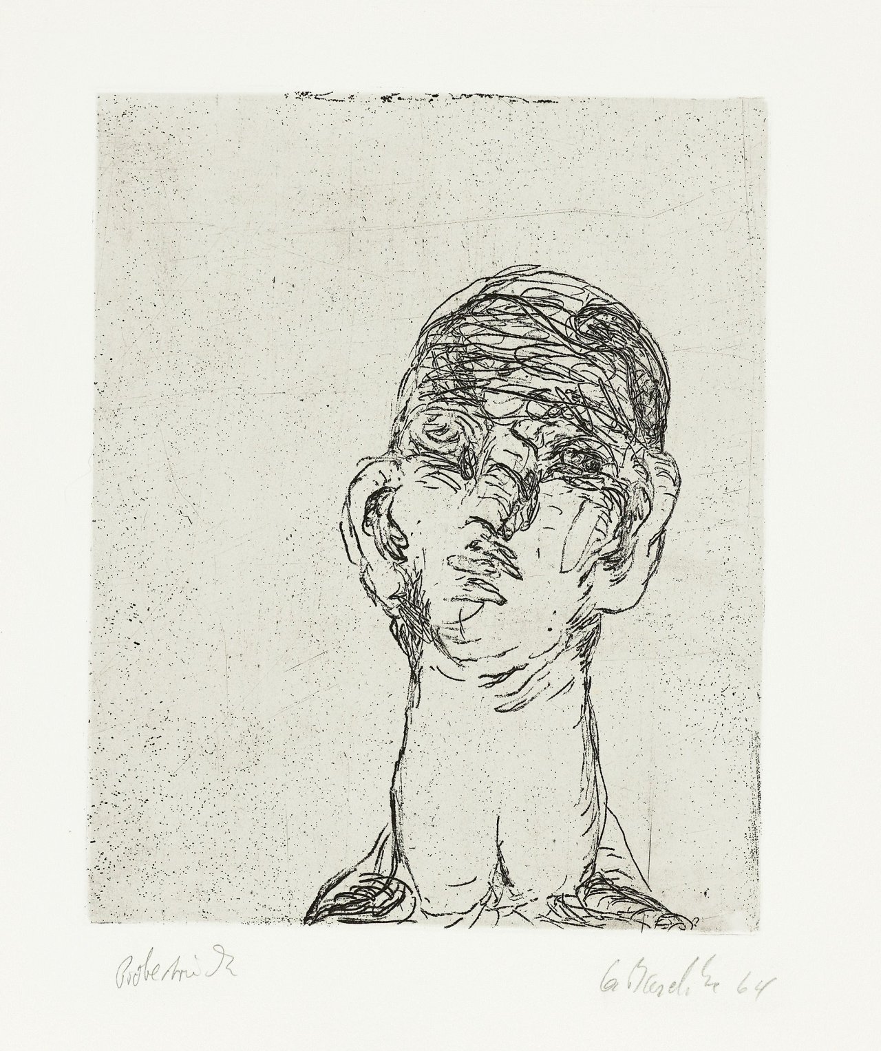 This picture shows the following artwork: Georg Baselitz. „Idol“. 1964.