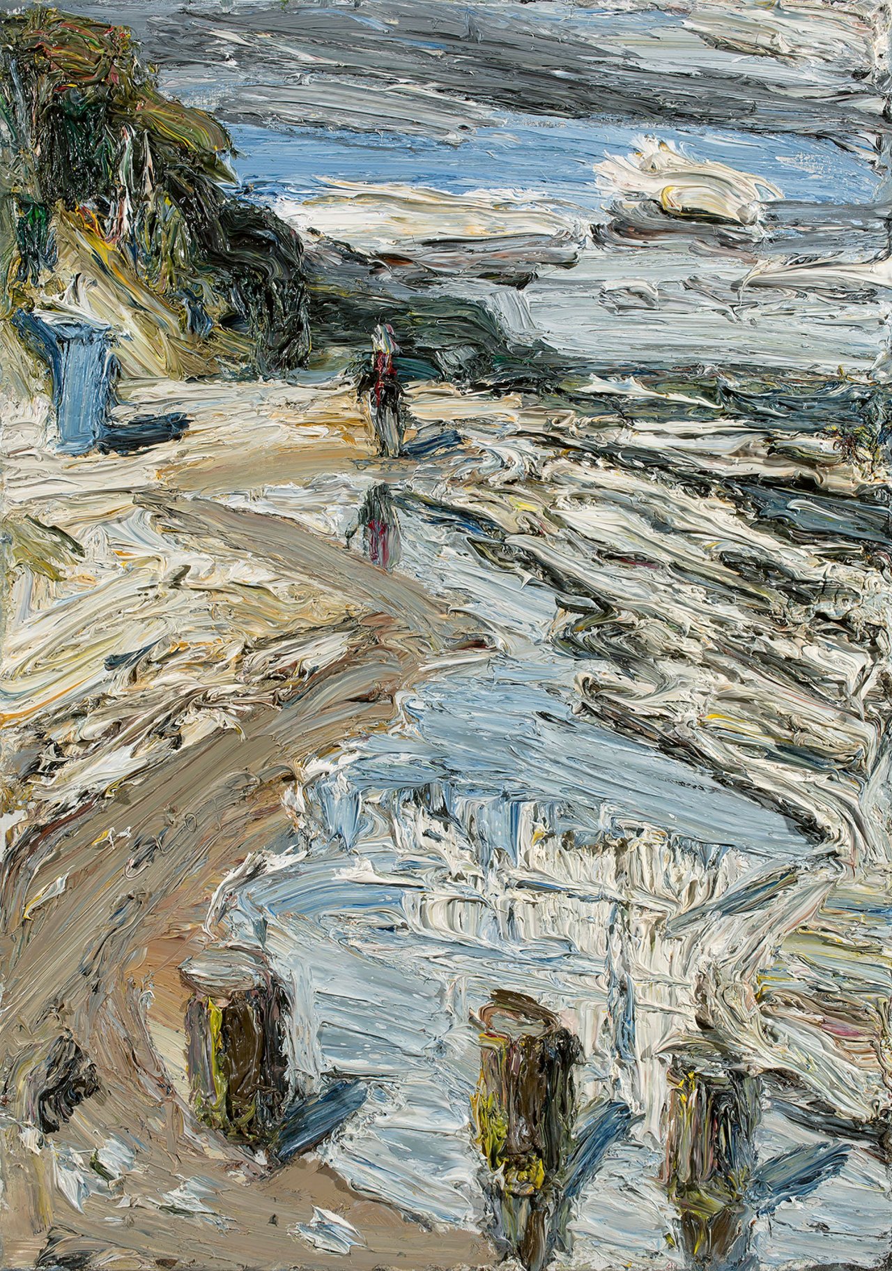 Auf diesem Bild ist das folgende Kunstwerk zu sehen: Christopher Lehmpfuhl. „Strandspaziergang in Bansin, Usedom“. 2009.