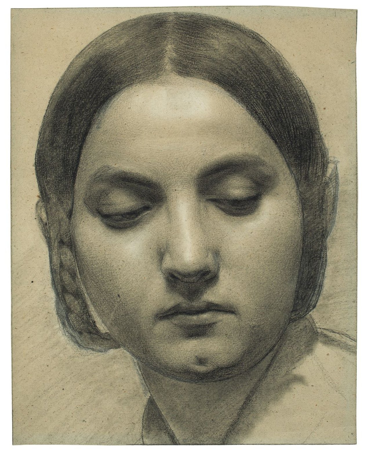 Auf diesem Bild ist das folgende Kunstwerk zu sehen: Friedrich August Wünschmann. Junge Italienerin.