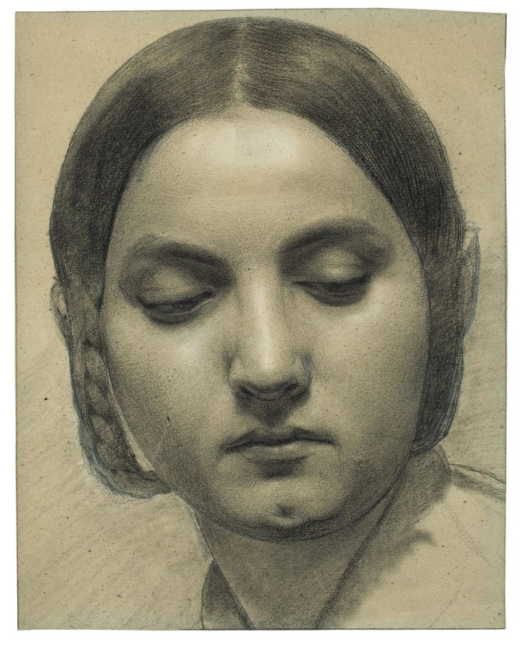 Auf diesem Bild ist das folgende Kunstwerk zu sehen: Friedrich August Wünschmann. Junge Italienerin.