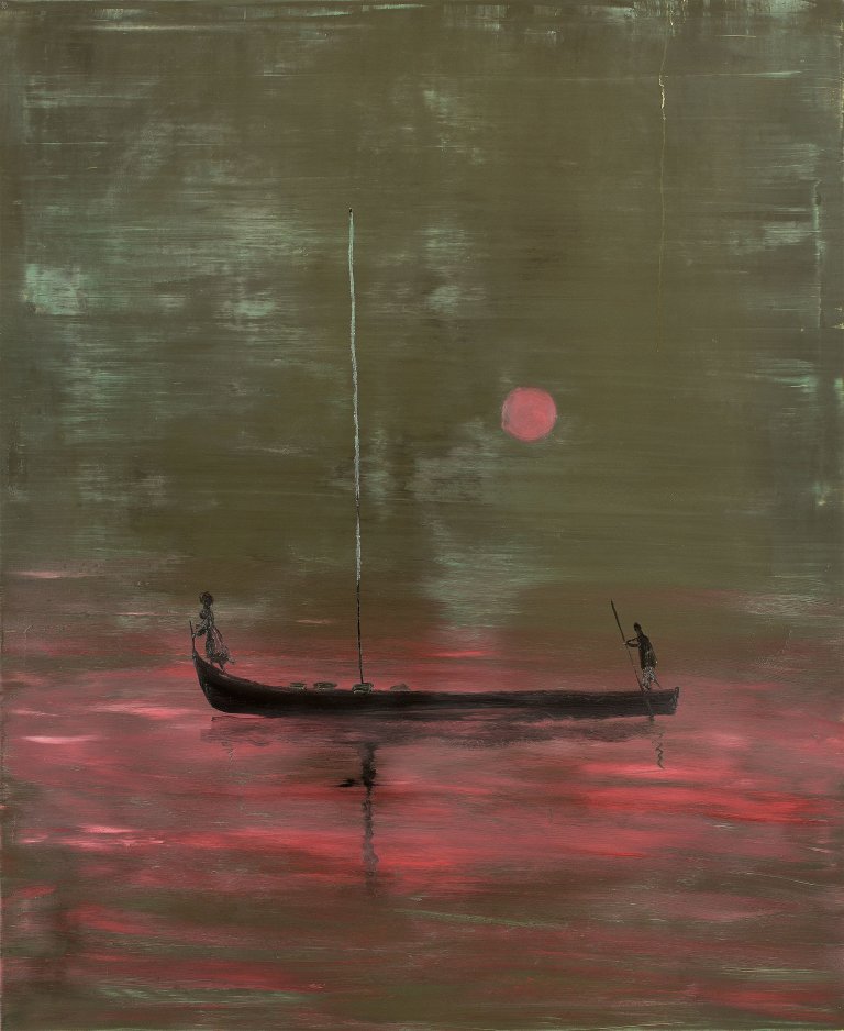 Auf diesem Bild ist das folgende Kunstwerk zu sehen: Norbert Schwontkowski. Purple Haze. 2008.
