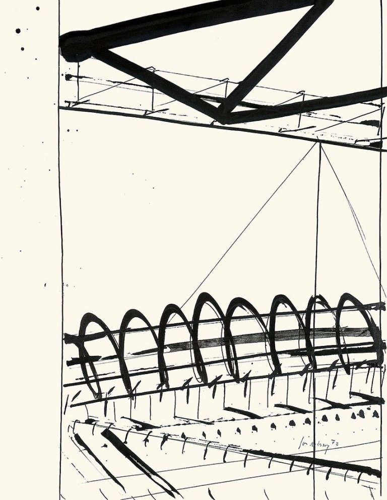 Auf diesem Bild ist das folgende Kunstwerk zu sehen: K.R.H. Sonderborg. Ohne Titel. 1977.